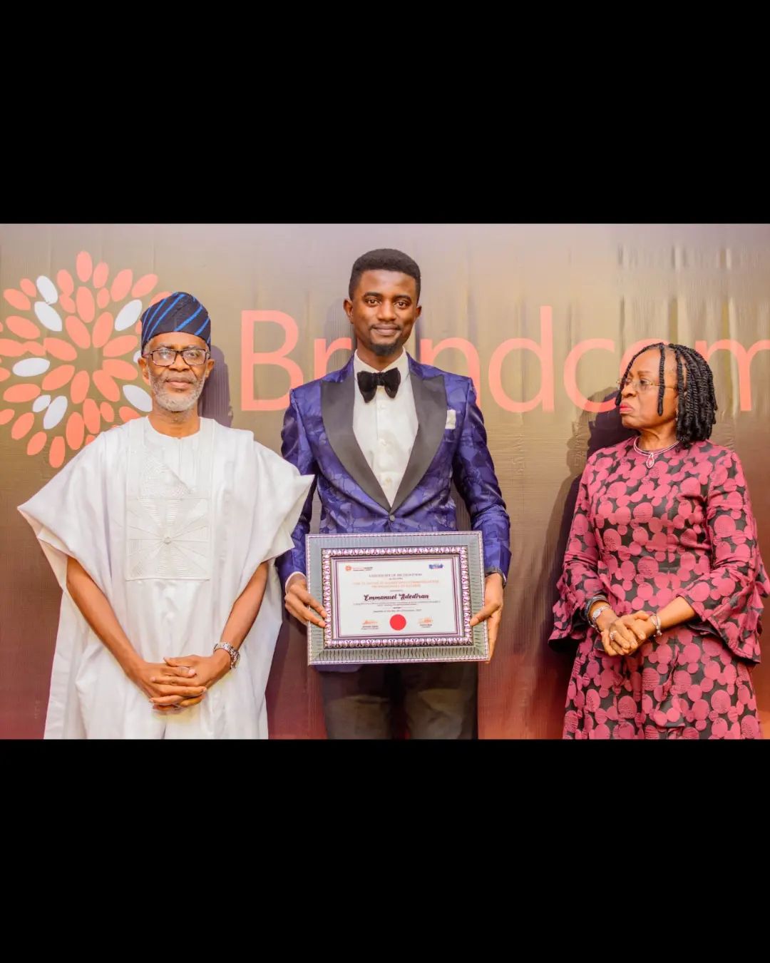 Emmanuel Adediran honoured as one of Nigeria's Top 35 marketing professionals