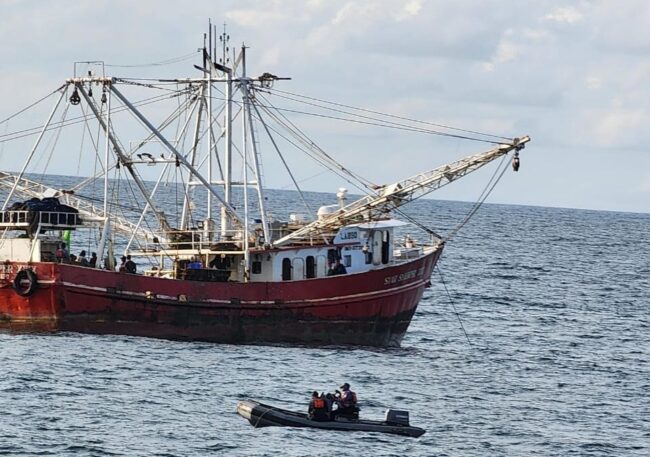 Nigeria’s fishing resources, Navy vessels