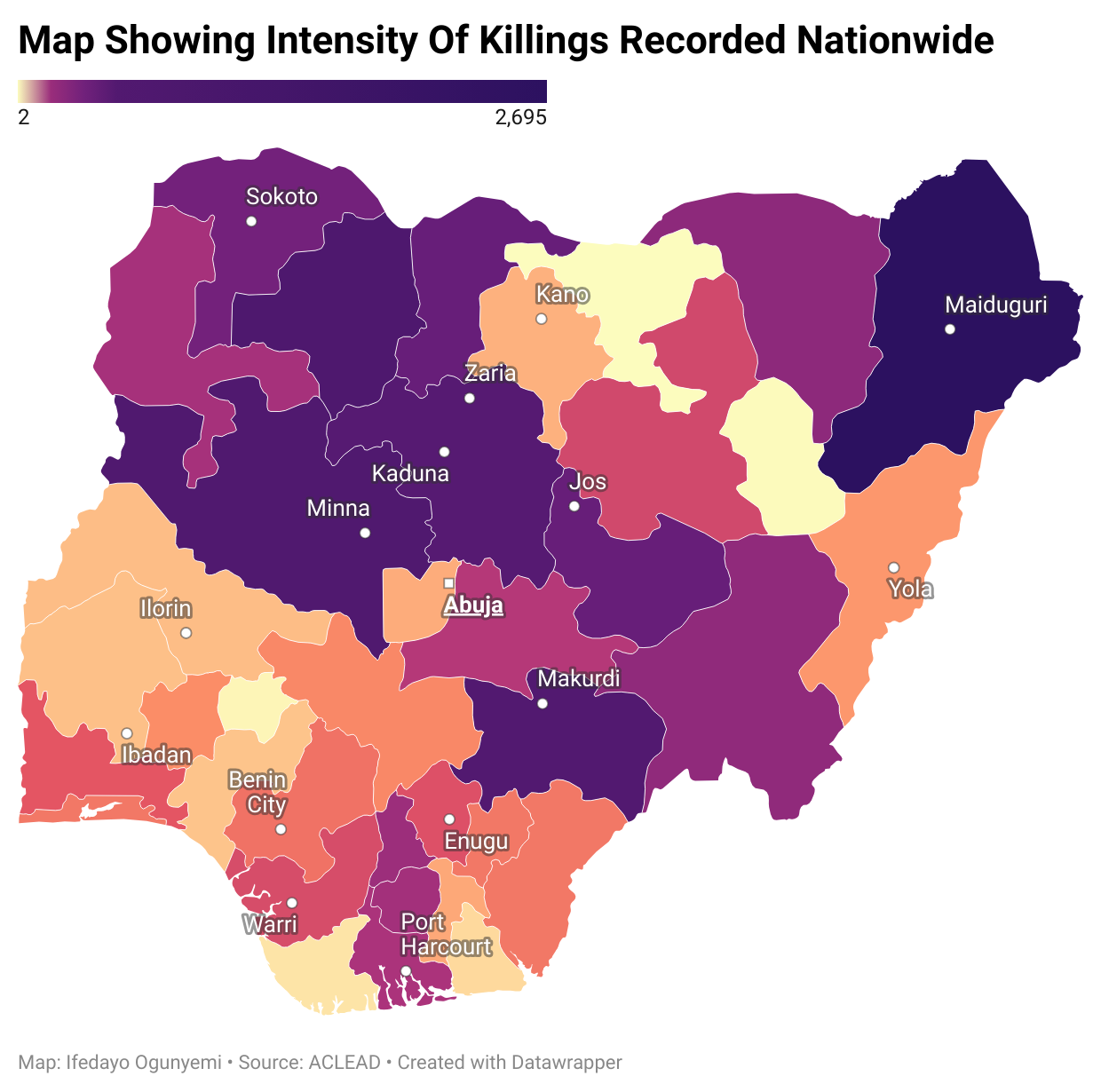 Insecurity: Over 8,000 people killed  in Nigeria in 2023 —Investigation