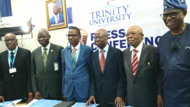 Ajimobi's wife bags honorary doctorate from Trinity varsity