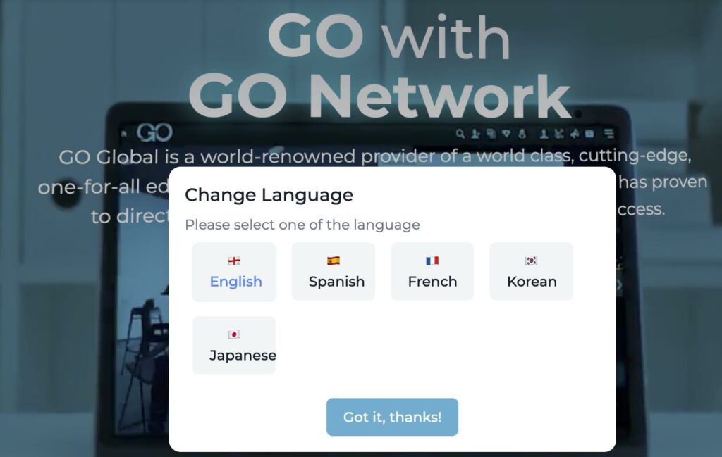 GO with GO Network