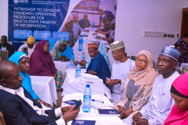 Bauchi Information Ministry partners USAID State2State to develop SOPs