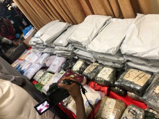 NDLEA intercepts largest consignment of heroin at Lagos airport