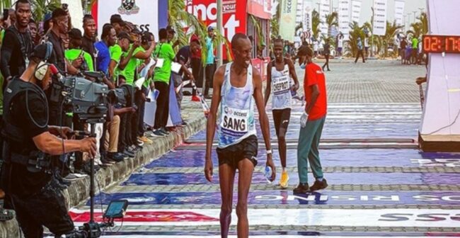 Kenyan, Bernard Sang wins Lagos city marathon
