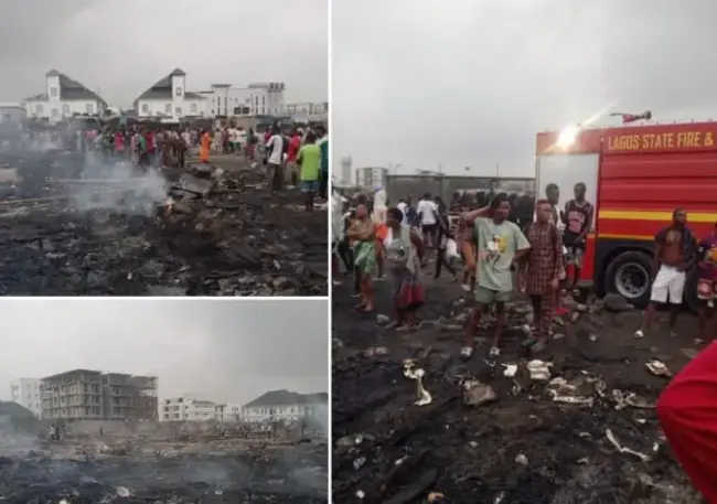 One injured as fire guts makeshift structures in Ikate-Elegushi, Lagos