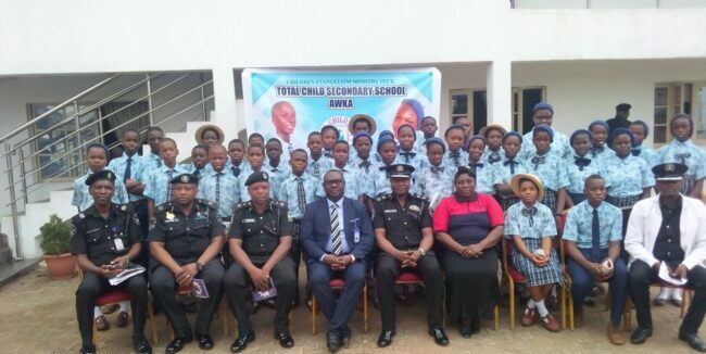 Anambra Police Commissioner pledges scholarship to Total Child top JSS3 student