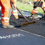 asphalt road construction