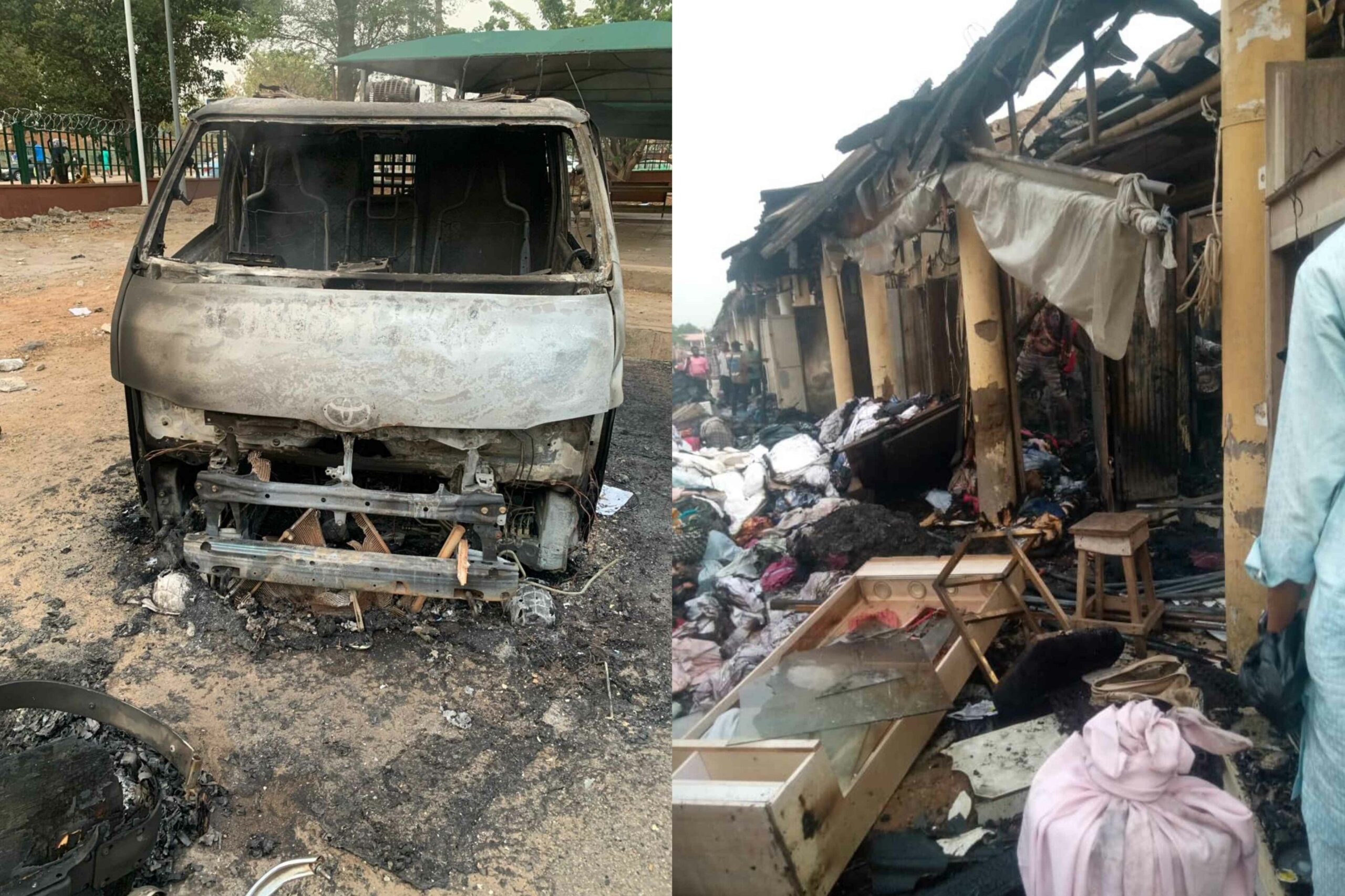 Wuse market fire