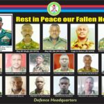 Full list of military personnel killed in Okuama community, Delta