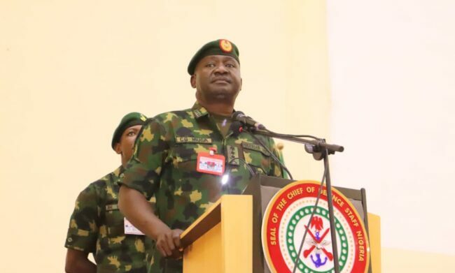 General Christopher Musa, the Chief of Defence Staff,