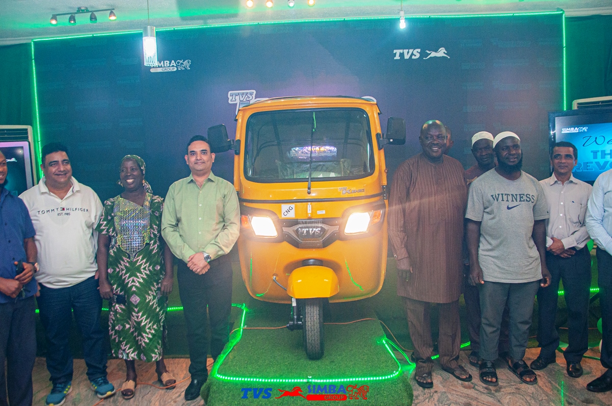 Simba TVS Unveils TVS King Deluxe CNG in Ibadan