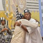 Senator George Akume, and the Benue State Governor, Hyacinth Alia.