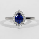 blue diamond ring
