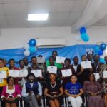 A group photograph of participants at the event