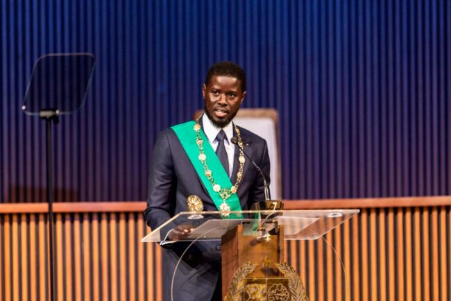 SDP congratulates President Faye of Senegal,44-year-old Faye sworn in as Senegal’s youngest President