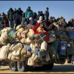 truck with load and passenger