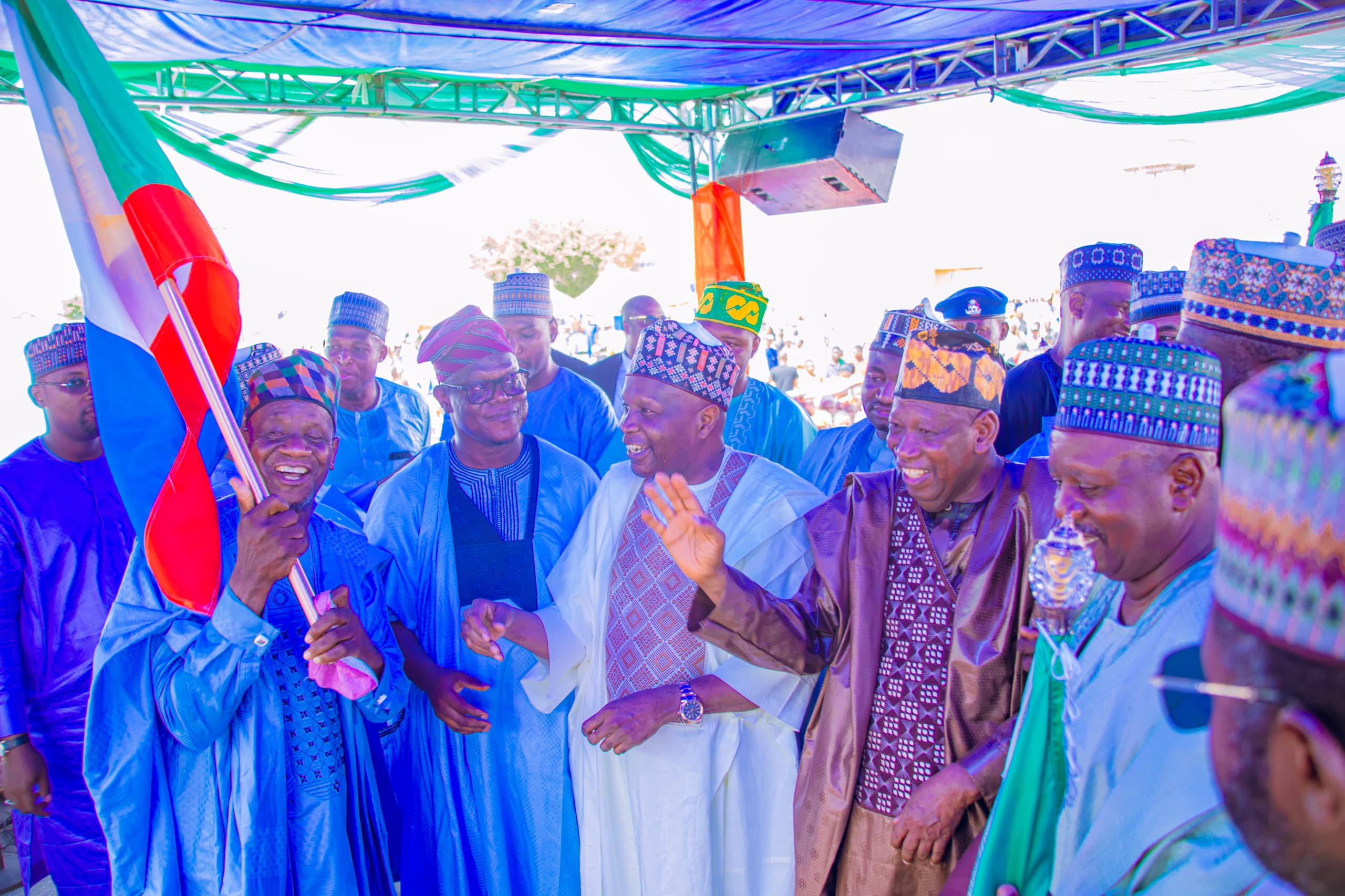 LG Polls: Ganduje presents flags to Gombe APC candidates - Tribune Online