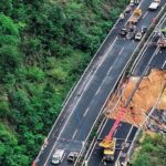 China highway collapse,