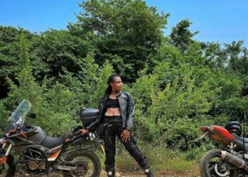 Nigerian lady set to become first African rider to ride motorbike from Kenya to Nigeria
