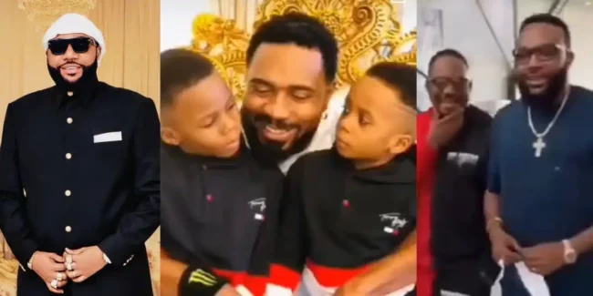 E-Money, Kcee vow to care for late Jnr Pope‘s children