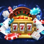 Slot with blue background