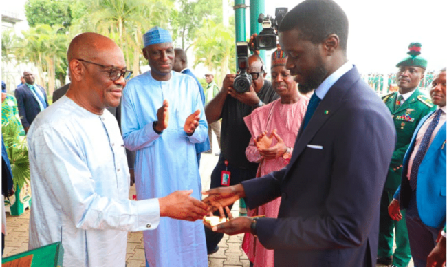 Wike confers Abuja citizenship on Senegalese President, Faye