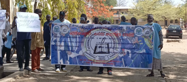 ATBU ASUU embarks on peaceful protest, demands conclusion of 2009 renegotiation