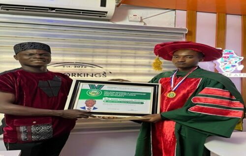 Arinze Chukwunedu receives ECOWAS youth ambassadorial award 