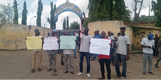 Eruwa youths protest ,