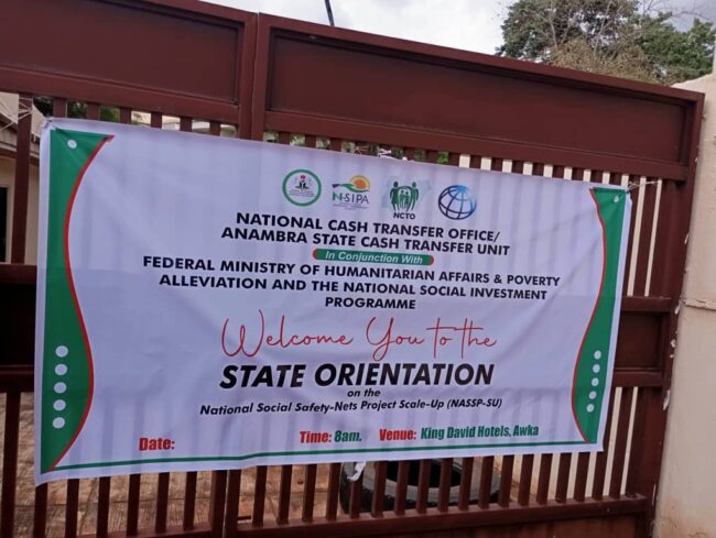 Over 100,000 Anambra households to benefit from FG cash transfer programme