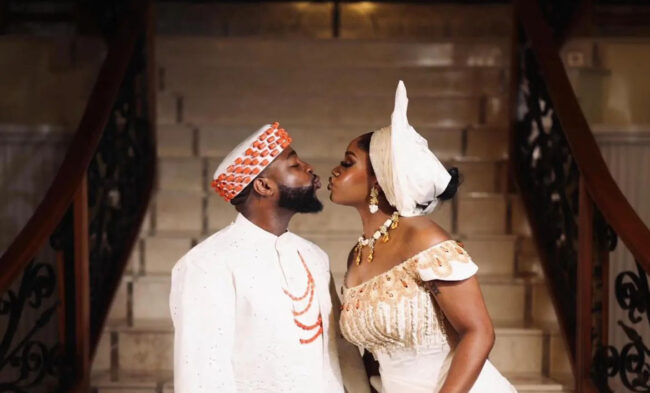 celebrities at Davido's wedding