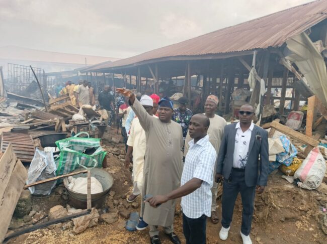 Karu market fire