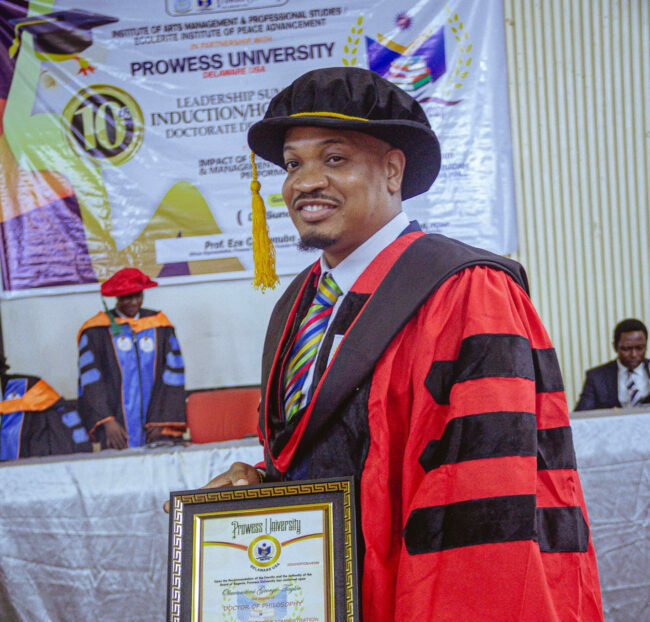 Real Estate expert ,George-Taylor bags leadership award, ECOWAS ambassadorship