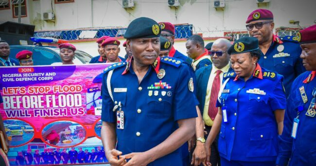 NSCDC launches campaign against building on waterways, dumping waste to prevent floods