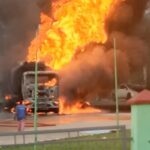 Abuja filing station fire Police,