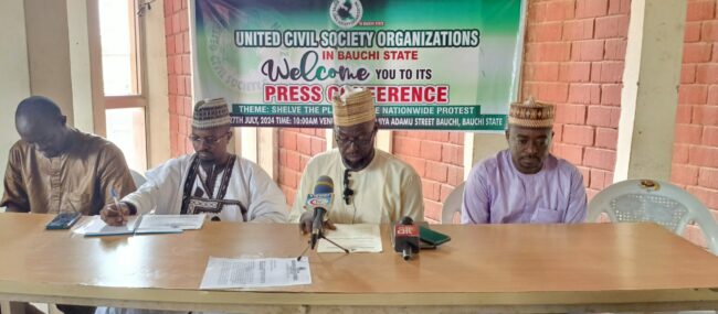 Bauchi CSOs withdraw from protest