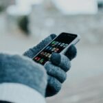 Hands using a phone