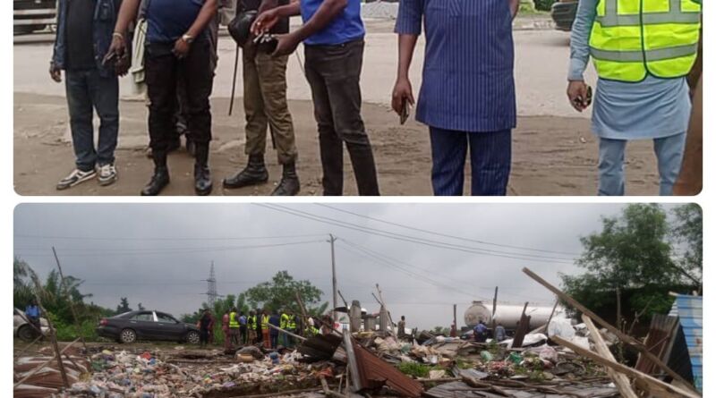 Olatunji leads taskforce to demolish criminal hideout in Oluyole LGA