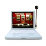 Laptop showing slot online