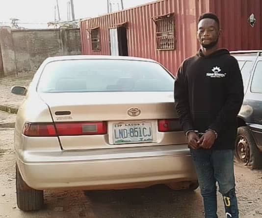 Police arrest car thief
