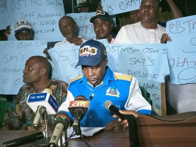 OSTMS chairman Alowonle