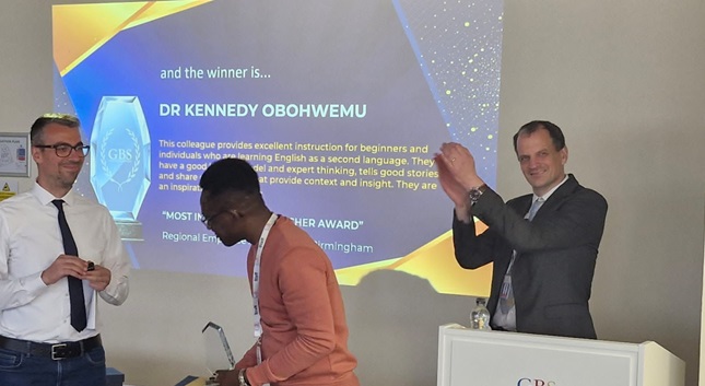 Obohwemu wins GBS award,