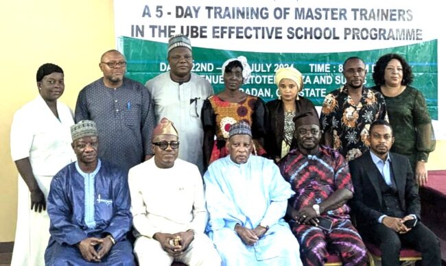 UBEC trains 56 master trainers