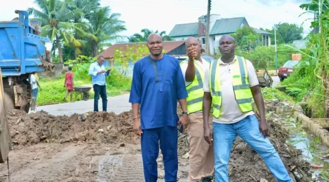 DESOPADEC continues dredging of canals ahead impending flood