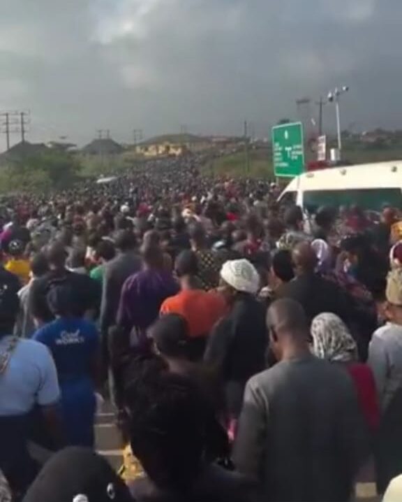 VIDEO: RCCG conducts annual 'prayer walk' amid #EndBadGovernance protest