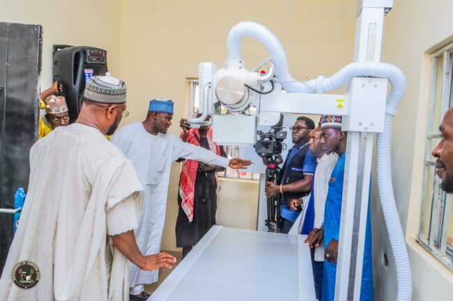 Gov Lawal commissions renovated Kauran Namoda General Hospital