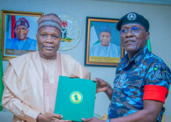 Protests: Gov Inuwa receives DIG Ciroma for on-the-spot assessment in Gombe