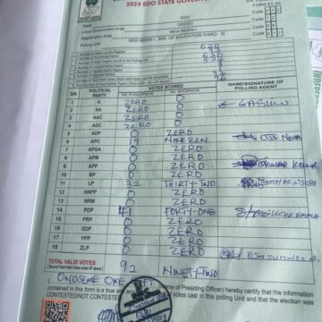 Akpata, loses polling unit