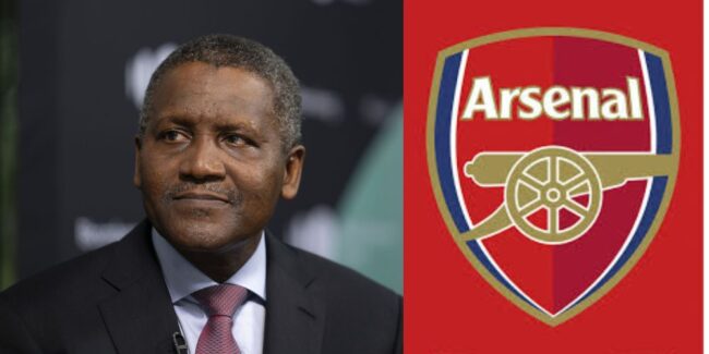 buy Arsenal FC — Dangote,