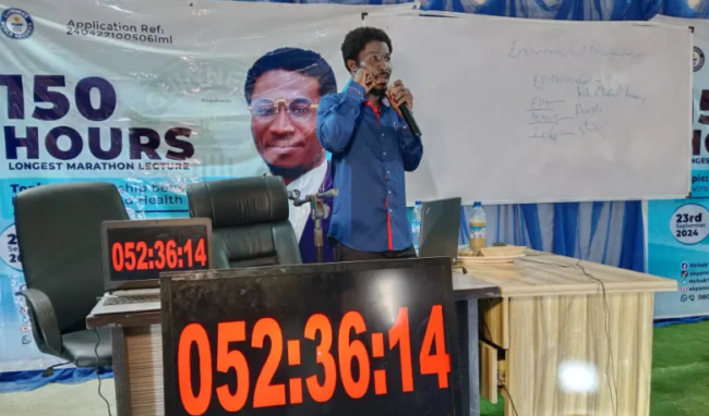 150-hour marathon lecture